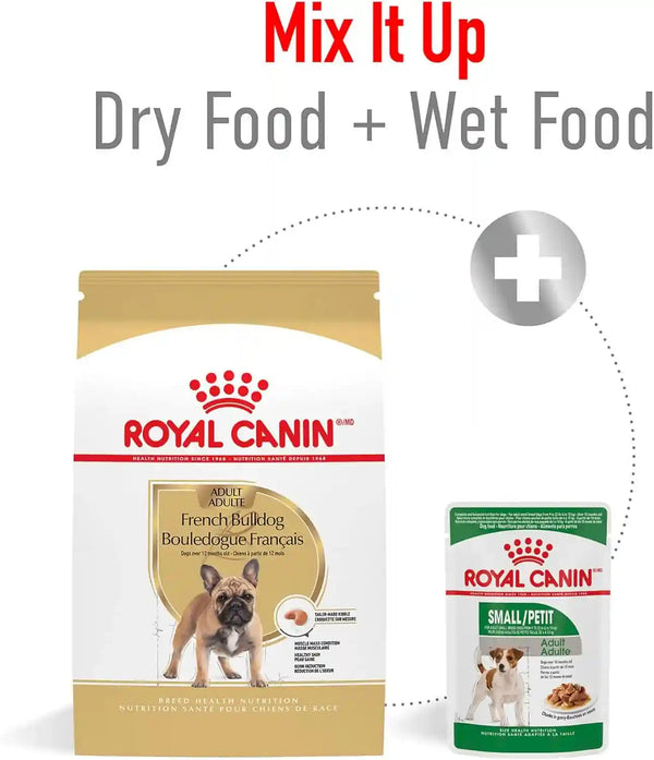 ROYAL CANIN Breed Health Nutrition French Bulldog Adult Dry Dog Food, 6 Lb Bag | Tailored Nutrition for Purebred Dogs, Specialized Kibble Shape, Supports Muscle Tone, 6 Pound Resealable Bag6