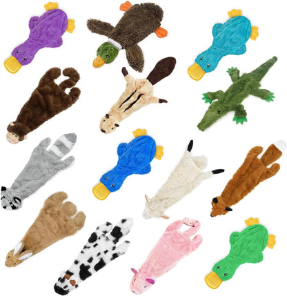 Best Pet Supplies Interactive Squeaky Dog Chew Toy, Ideal Dog Toys for Chewers, Small, Medium & Large Dogs, and Fetch Lovers - Crinkle Duck (Yellow), Large32
