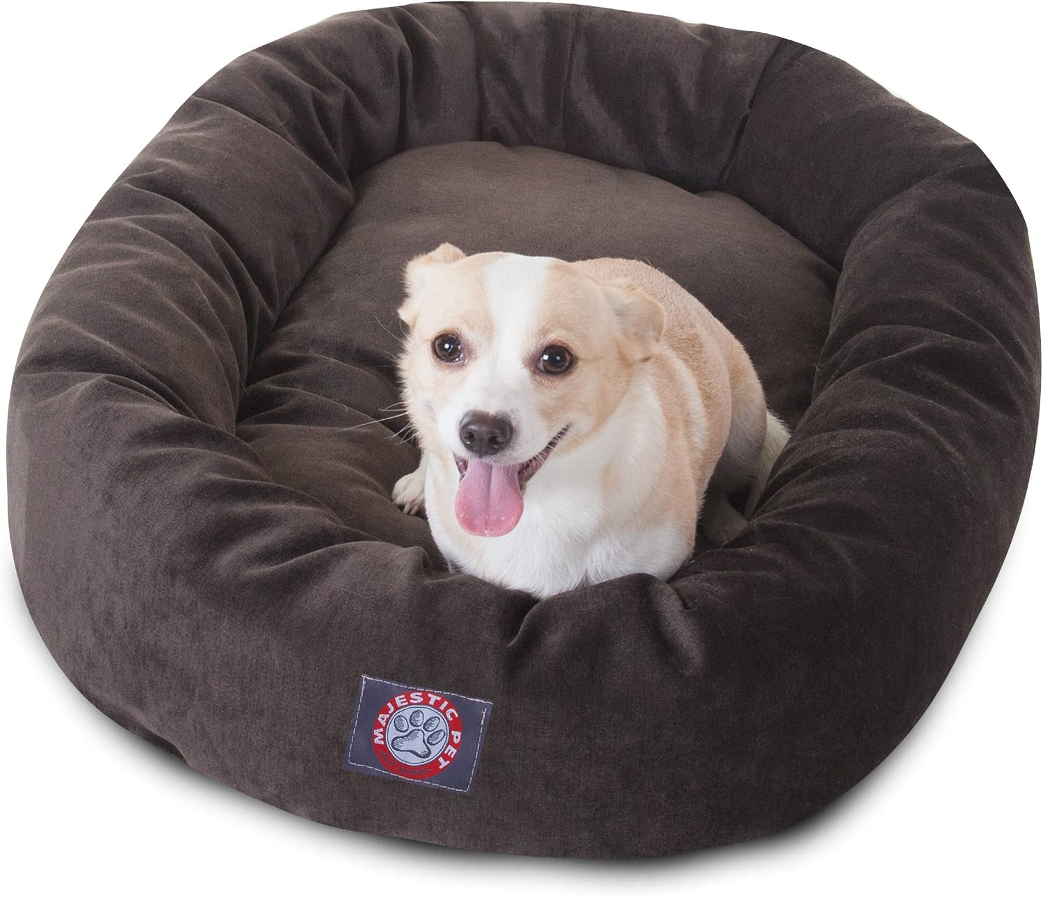 majestic-pet-40-inch-micro-velvet-calming-dog-bed-washable-cozy-soft-round-dog-bed-with-spine-for-head-support-fluffy-donut-dog-bed-40x29x9-inch-round-pet-bed-large-pearl