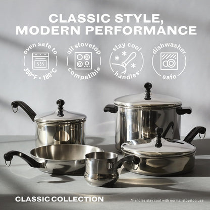 Classic Series Anniversary Edition Cookware Set, 8-Piece, Stainless Steel Pot and Pan Set7