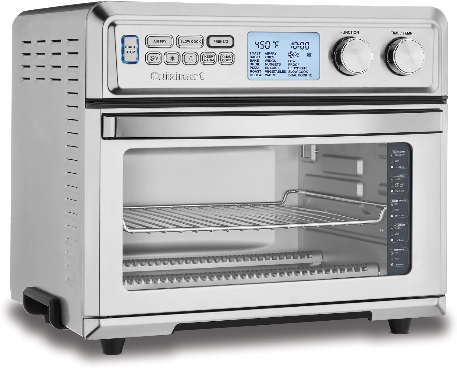 toa-95c-digital-airfryer-toaster-oven-0-95-cubic-feet-premium-1800-watt-oven-with-digital-display-controls-xl-capacity-intuitive-programming-adjustable-temperature-stainless-steel
