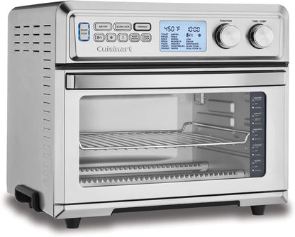 TOA-95C Digital Airfryer Toaster Oven, 0.95-Cubic Feet, Premium 1800-Watt Oven with Digital Display & Controls, XL Capacity, Intuitive Programming & Adjustable Temperature, Stainless Steel1