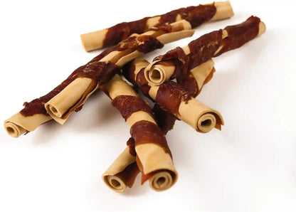 Dreambone Chicken Wrapped Large Stick Dog Treats, Daily Rawhide-Free Chew, Digests Safely and Completely, with Real Protein, Chicken and Veggies, 8 Count3