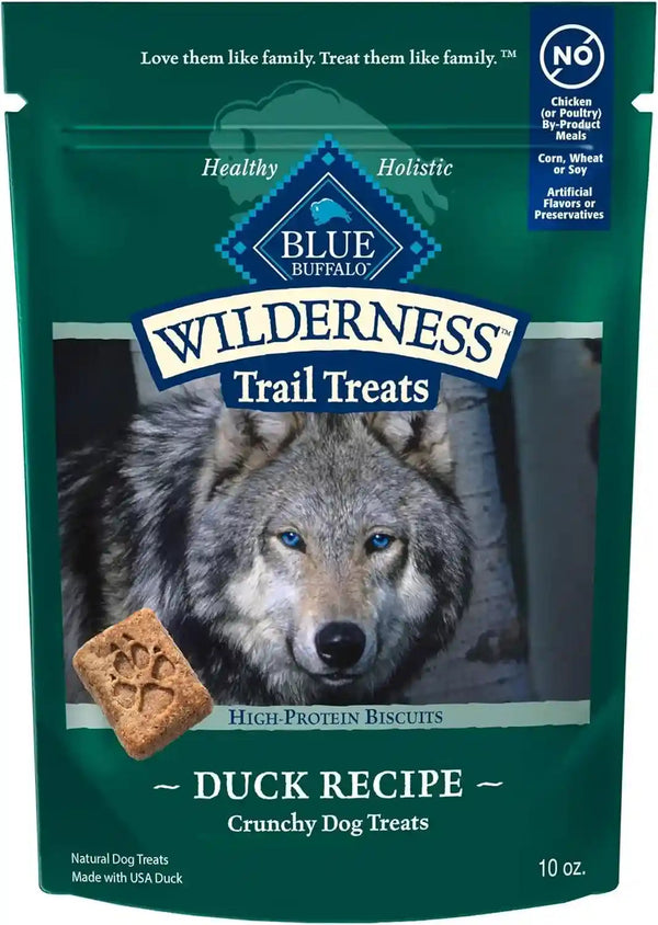 Blue Buffalo Wilderness Trail Treats Salmon Crunchy Dog Biscuits, Grain-Free & High-Protein, Bite-Sized Training Treats Made with Real Salmon & Natural Ingredients, 24-Oz Bag14