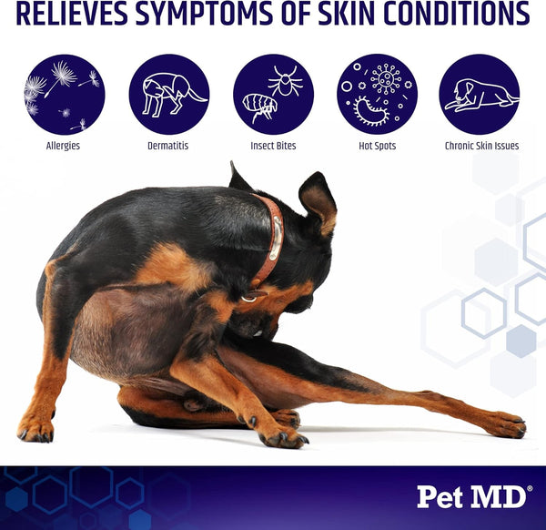 Pet MD Hydrocortisone Spray for Dogs, Cats, Horses - 4 Oz | Itch Relief Spray & Hot Spot Remedy for Dogs Irritated Dry Itchy Skin, Allergies, & Other Topical Discomforts2