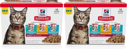Hill'S Science Diet Adult 1-6 Wet Cat Food Variety Pack | #1 Veterinarian Recommended, Chicken, Tuna, & Ocean Fish, 2.8 Oz. Pouches, 12-Pack11
