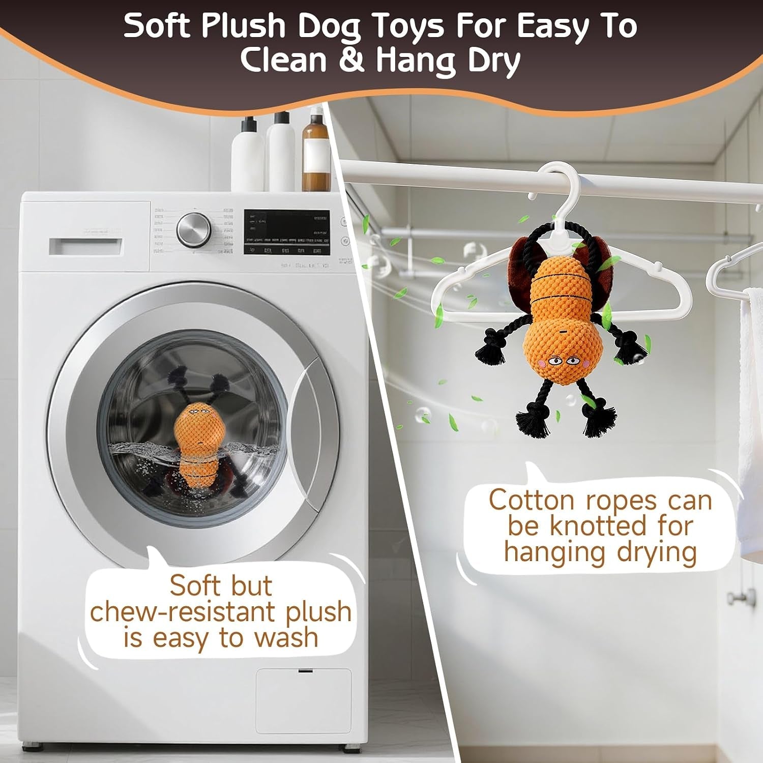 yipetor-cockroach-squeaky-dog-toy-puppy-rope-chew-toy-for-medium-dogs-anti-boredom-tug-of-war-machine-washable-teeth-cleaning-crinkle-paper-plush-toy-separation-anxiety