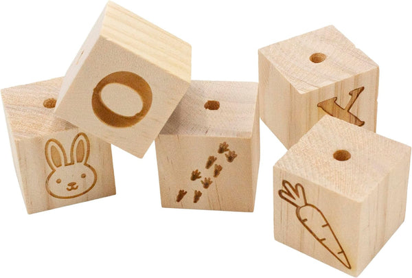 Oxbow Ox Blocks, Rabbit & Guinea Pig Toy, Bunny Enrichment Chew Toy | Oxbow Enriched Life, Rabbit Chew Toys, Guinea Pig Enrichment, Guinea Pig Chew Toys, Rabbit Enrichment, Natural Materials3