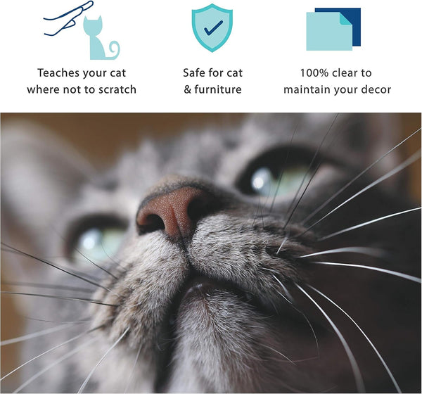 Training Tape, Cat Tape for Furniture, Scratch Deterrent Keep Cats from Scratching Furniture with Our Double -Sided Repellent, 2.5" X 15' Roll7