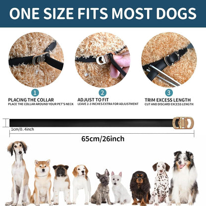 VICSOM Flea Collar for Dogs, Flea and Tick Prevention for Dogs, 4 Pack | 32 Months Flea and Tick Treatmen for Puppies and Small, Medium, Large Dogs, Waterproof Adjustable Collars, Unscented, Black4