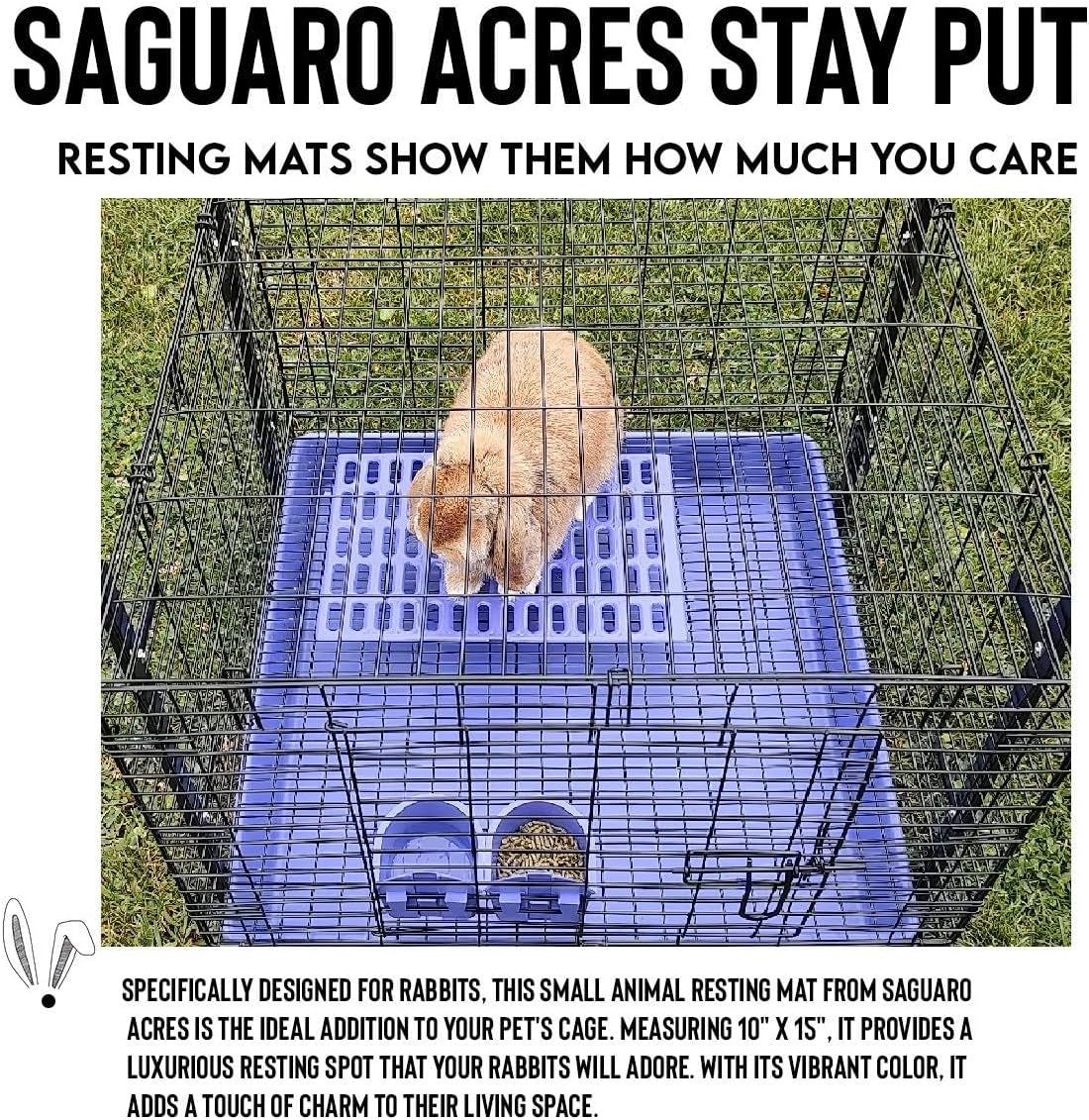 saguaro-acres-rabbit-and-small-animal-cage-resting-mat-for-wire-floored-cages-pack-of-6-pink-blue-teal-purple-grey-and-orange