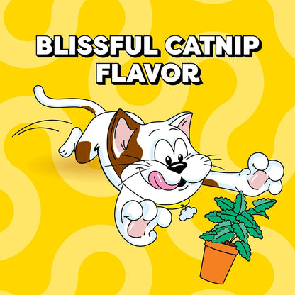 Temptations Classic Crunchy Cat Treats, Blissful Catnip, 16 Oz | under 2 Calories per Treat, Crunchy outside & Soft Inside, Resealable Tub, Snack or Food Topper, 100% Complete & Balanced5