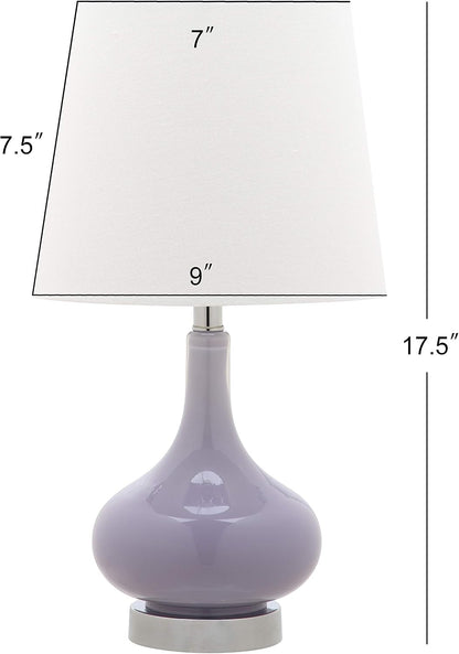 Safavieh Kids Lighting Collection Amy Purple Gourd 18-Inch Bedroom Living Room Home Office Desk Nightstand Table Lamp (LED Bulb Included)3