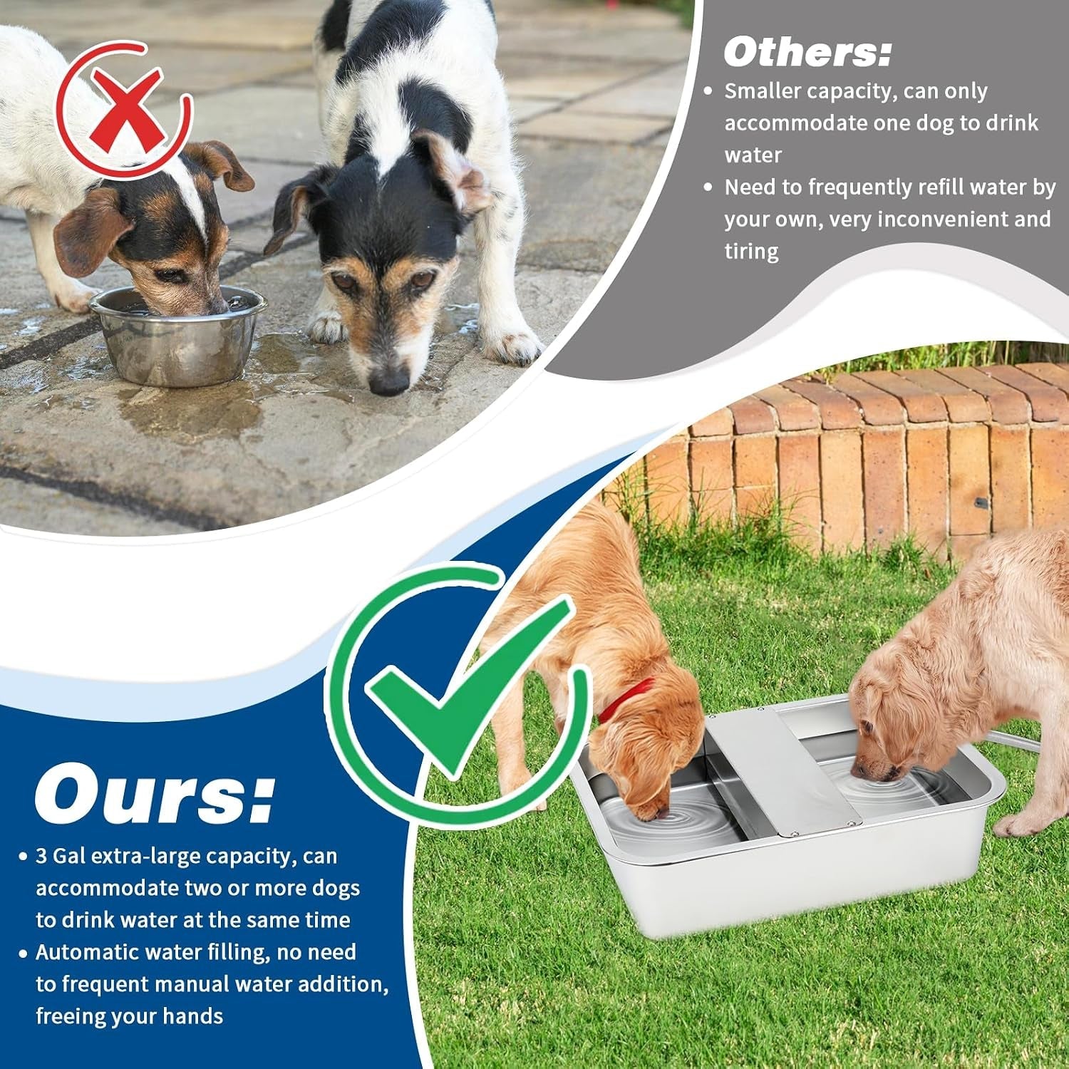 bwogue-3-gal-automatic-dog-water-dispenser-stainless-steel-bowl-for-dogs-automatic-dog-water-bowl-dispenser-float-valve-control-outdoor-use-easy-to-mount-clean-large-dogs-cats-chickens