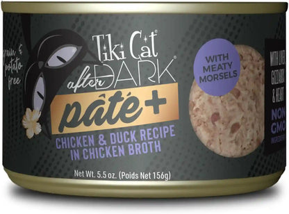 Tiki Cat after Dark Pate+ Wet Cat Food, Variety Pack, 2.8 Oz. Cans (Pack of 12)11