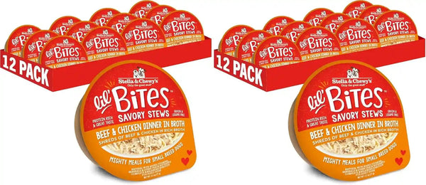 Stella & Chewy'S Lil Bites Savory Stews for Small Breeds Chicken Dinner in Broth, 2.7 Oz. Cups (Pack of 12)14