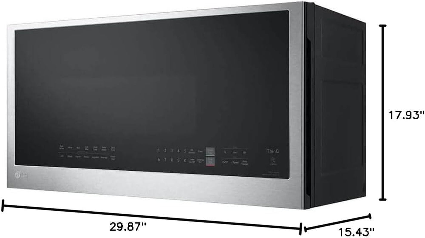 lg-smart-30-in-w-2-cu-ft-over-the-range-microwave-with-easyclean-1-050-watt-in-printproof-stainless-steel-mvel2033f