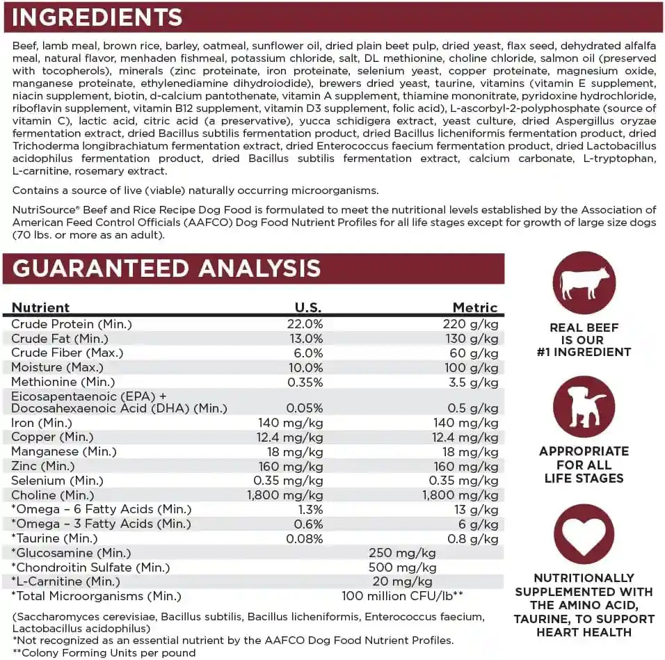 nutrisource-adult-dry-dog-food-beef-rice-26-lb-probiotic-prebiotic-digestive-support-healthy-skin-coat-no-corn-wheat-or-soy