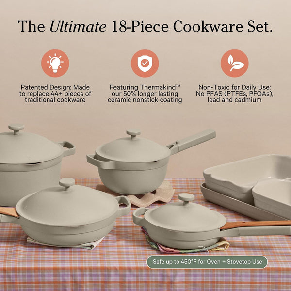Our Place Ultimate Cookware Set, 18-Piece Nonstick Cookware & Bakeware Set2