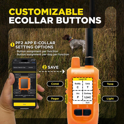 Dogtra PATHFINDER2 MINI Compass Live GPS Dog Tracking & Training System - 4-Mile Range E-Collar Handheld with No Subscription, Offline Maps, GPS Fence, Expandable up to 21 Dogs, for Dogs 15+ Lbs6
