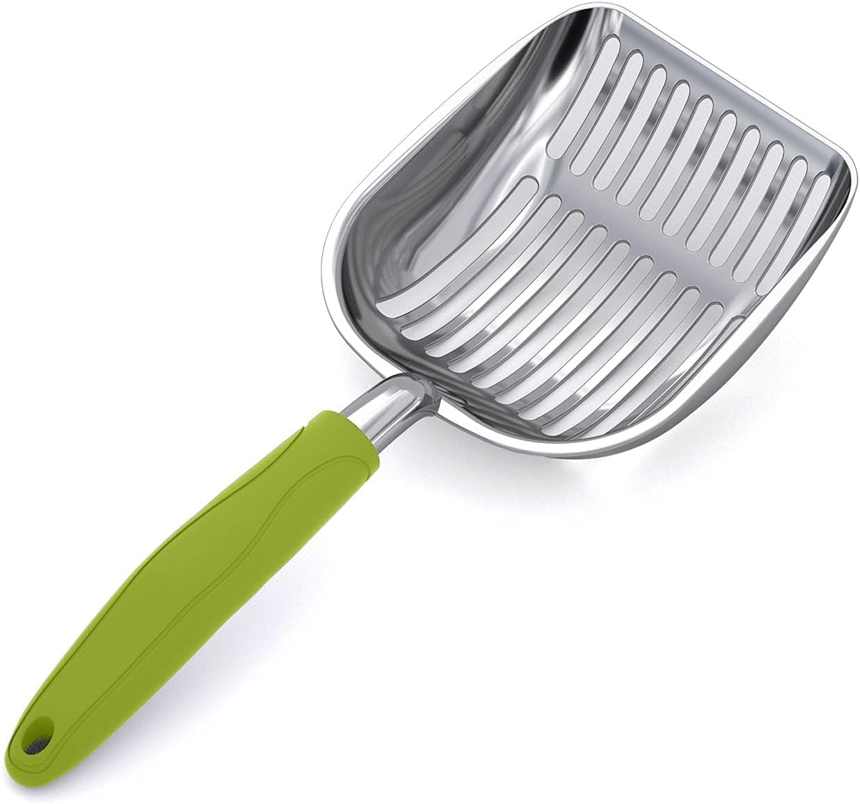 wepet-cat-litter-scoop-aluminum-alloy-sifter-kitty-metal-scooper-deep-shovel-long-handle-poop-sifting-kitten-pooper-lifter-durable-heavy-duty-for-litter-box