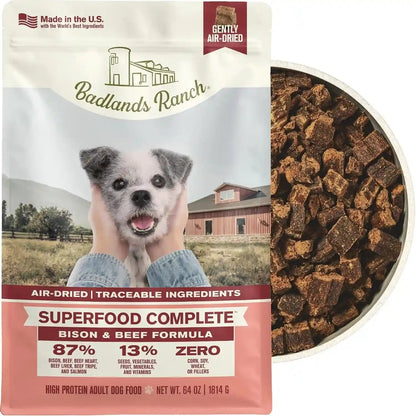 BADLANDS RANCH by Katherine Heigl – Superfood Complete Air-Dried Beef Dog Food – High Protein with Superfoods for Daily Wellness & Consistent Nutrition – 24 Oz20