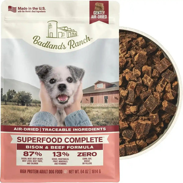 BADLANDS RANCH by Katherine Heigl – Superfood Complete Air-Dried Beef Dog Food – High Protein with Superfoods for Daily Wellness & Consistent Nutrition – 24 Oz20