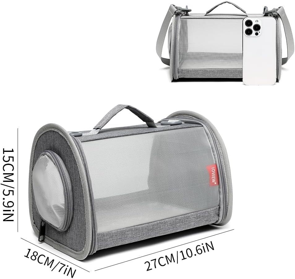 guinea-pig-carrier-travel-small-animal-carrier-bag-lizard-bird-rabbit-carrier-cage-squirrel-breathable-bag-portable-travel-hamster-small-pet-hangbag-small-gray