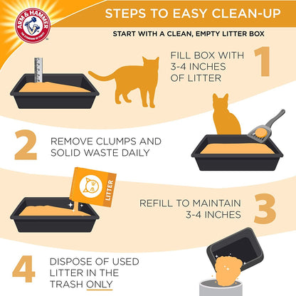 ARM & HAMMER Clump & Seal Cat Litter, Fresh Scent 14Lb3
