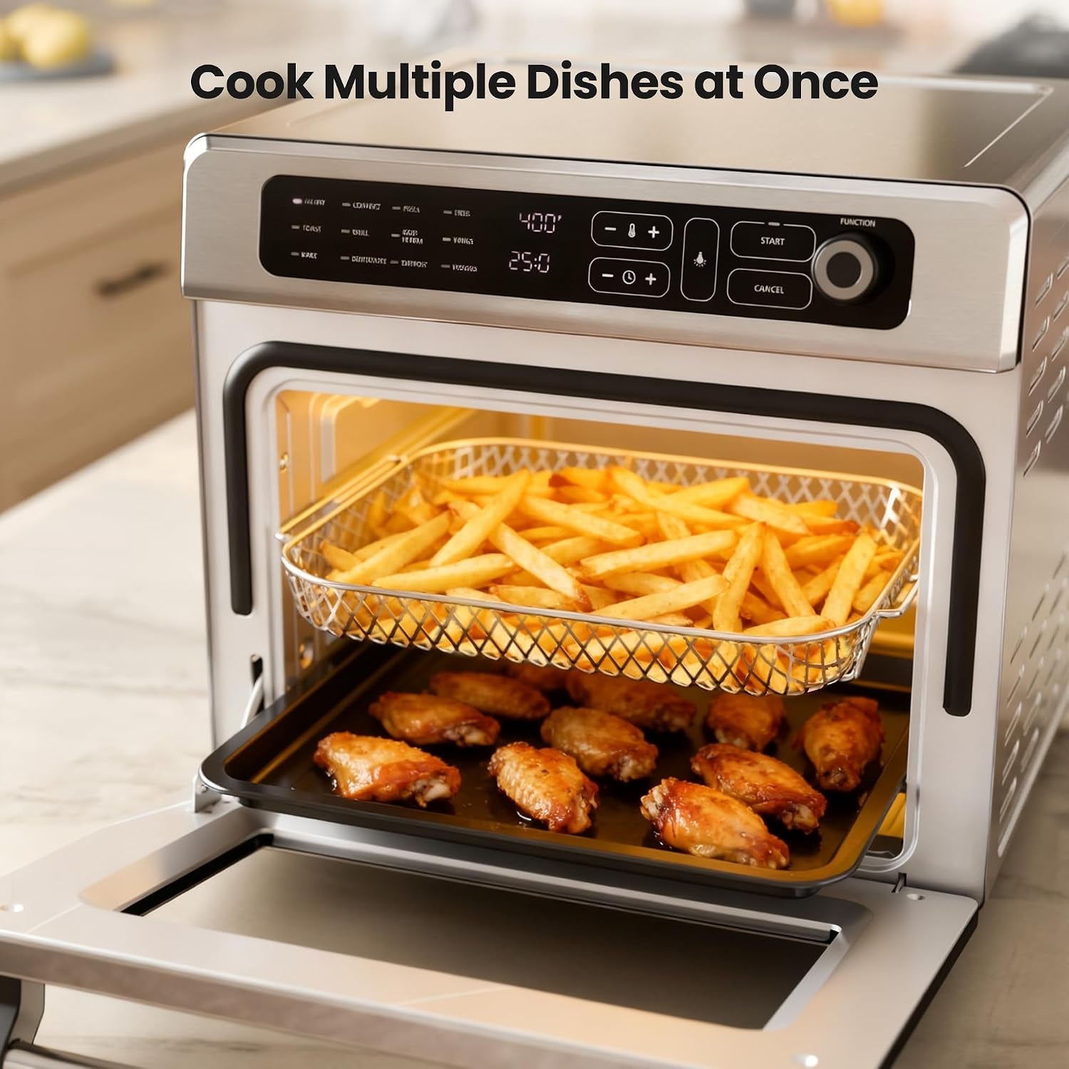 25qt-air-fryer-toaster-oven-combo-12-in-1-stainless-steel-silver-non-toxic-countertop-convection-oven-with-coating-free-interior-1700w-70-450-f-fits-a-whole-chicken-or-12-inch-pizza