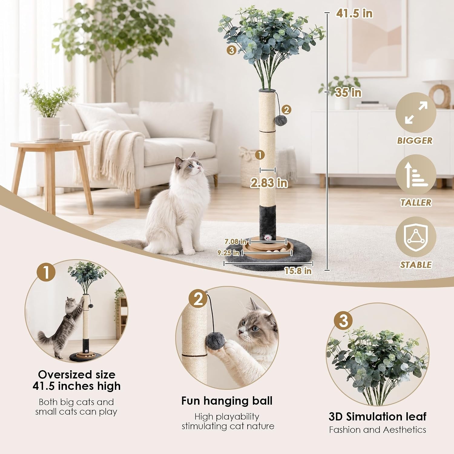 35-inch-cat-scratching-post-eucalyptus-sisal-rope-cat-tree-tower-with-hanging-ball-interactive-mouse-toy-durable-scratcher-for-indoor-adult-cats