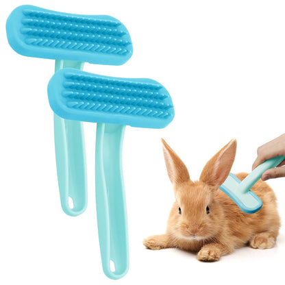 Rabbit Brush, Soft Silicone Small Animal Massage Comb, Practical Bunny Brush for Grooming, Bunny Grooming Kit Supplies Suitable for Cats Puppies & Other Pets11