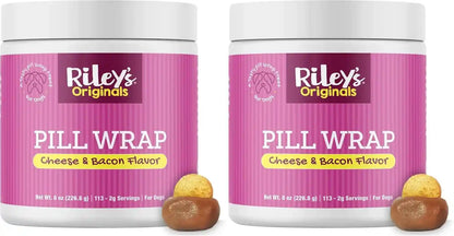 Riley'S Pill Wrap for Dogs - Cheese & Bacon Pill Paste for Dogs - 4.2Oz | Wrap Capsules & Tablets in a Tasty Pocket or Pouch to Mask the Taste – Flavored Treat Paste for Easy Medication Time15