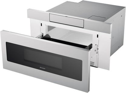 SMD3070ASY Microwave Drawer Oven, 30-Inch, 1.2 Cubic Feet, 950 Watt, Concealed Angled Touch Control Panel with Digital LCD Display, Stainless Steel | 950 Watt, Concealed Angled Touch Control Panel, Digital LCD Display, Stainless Steel4