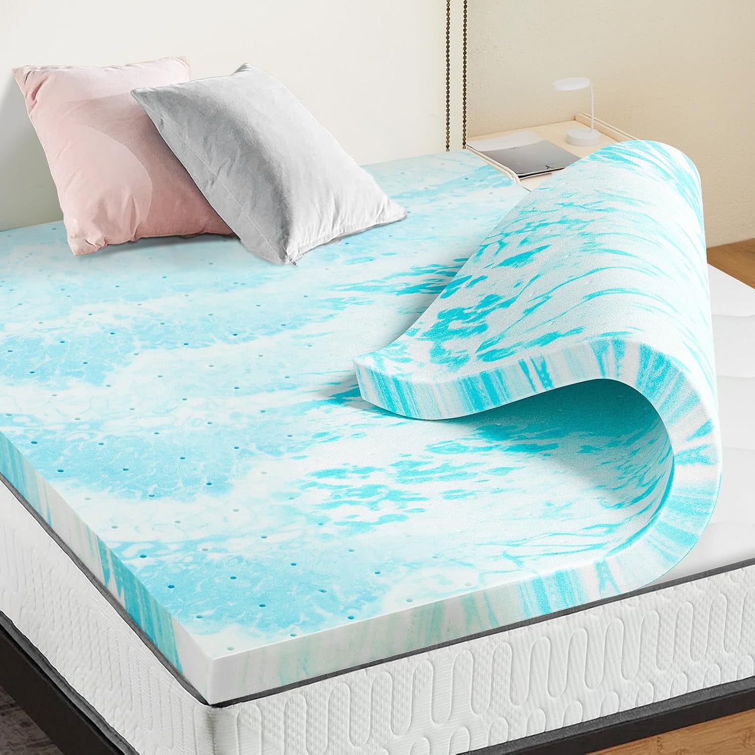 3-inch-full-memory-foam-mattress-topper-gel-foam-mattress-topper-for-pressure-relief-ventilated-design-bed-topper-in-a-box-certipur-us-certified-gel-memory-foam-relieves-pressure-ventilated-design-keeps-cool-fits-full-size-certipur-us-certified-comes-in-a-box