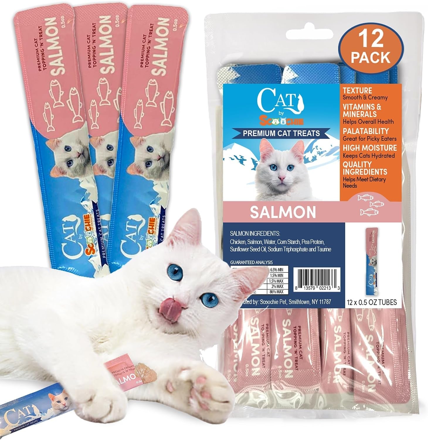 scoochie-pet-cat-lick-treats-chicken-salmon-beef-0-5oz-12-pack-variety-pack-chicken-salmon-beef-creamy-puree-no-chewing-great-for-all-cats-especially-seniors