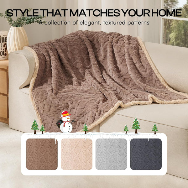 Luciphia Waterproof Pet Blanket, Liquid Pee Proof Dog Blankets for Sofa Bed Couch, Reversible Sherpa Fleece Furniture Protector Cover for Small Medium Large Dogs Cats,Khaki Small（40" X 28"）5