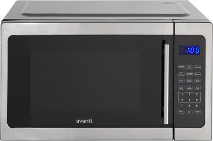1.5 Cu. Ft. Countertop Microwave Oven, 1000 Watts, Stainless Steel, One-Touch Presets, Speed Defrost, Child Lock, Ideal for Apartments, Dorms & Rvs, 1.5 Cu.Ft., Stainless Steel2