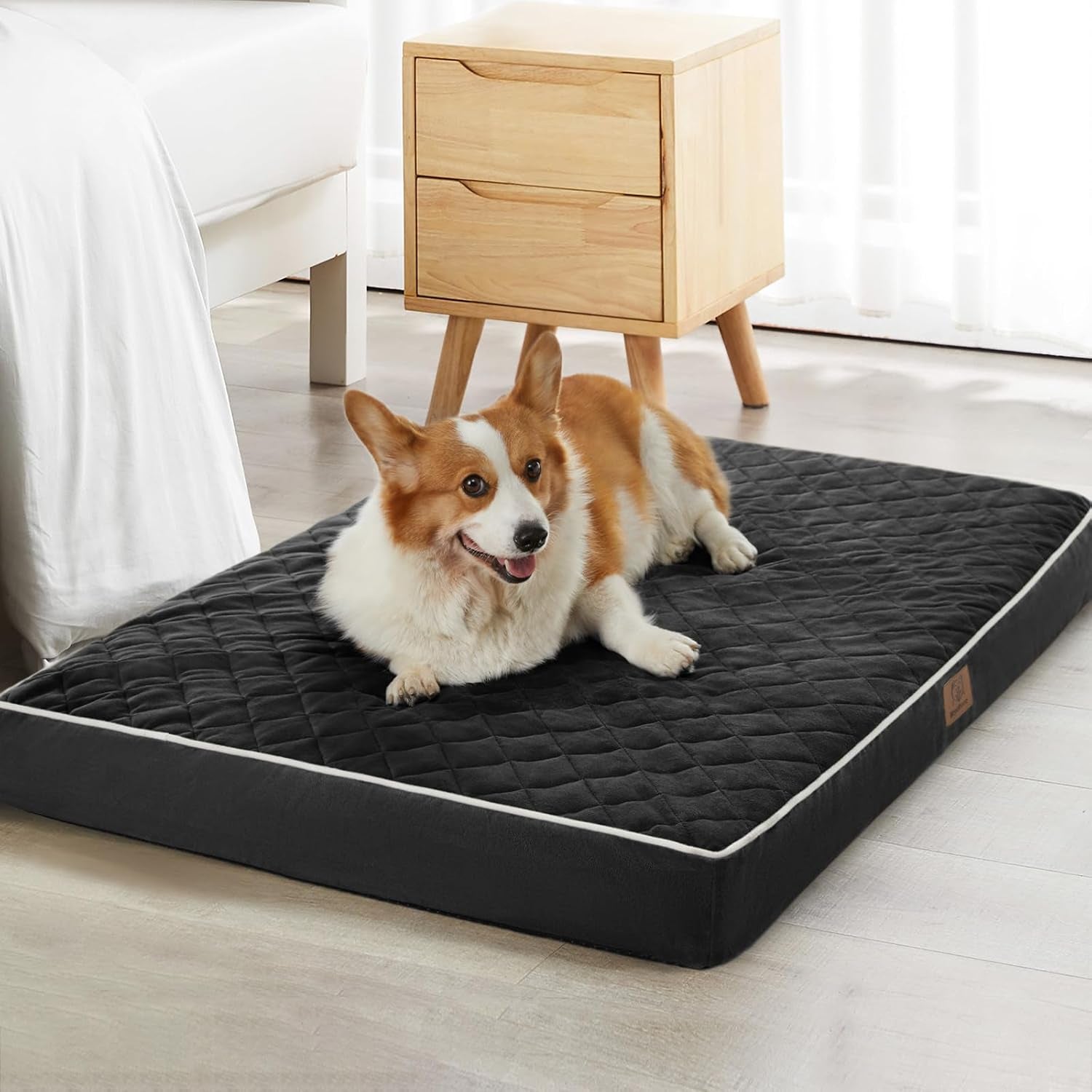wnpethome-orthopedic-waterproof-extra-large-senior-dogs-bed-for-comfy-sleeping-with-removable-washable-cover-multi-needle-quilting-xl-crate-bed-for-large-sized-dog-relax-light-grey