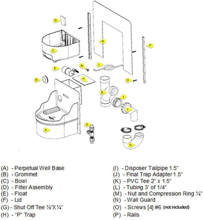 Perpetual Well Automatic Pet Water Bowl (Wall Mount)7