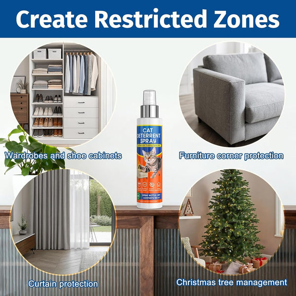 Cat Deterrent Spray - Cat Deterrent for Furniture Protection, Pee Spraying7