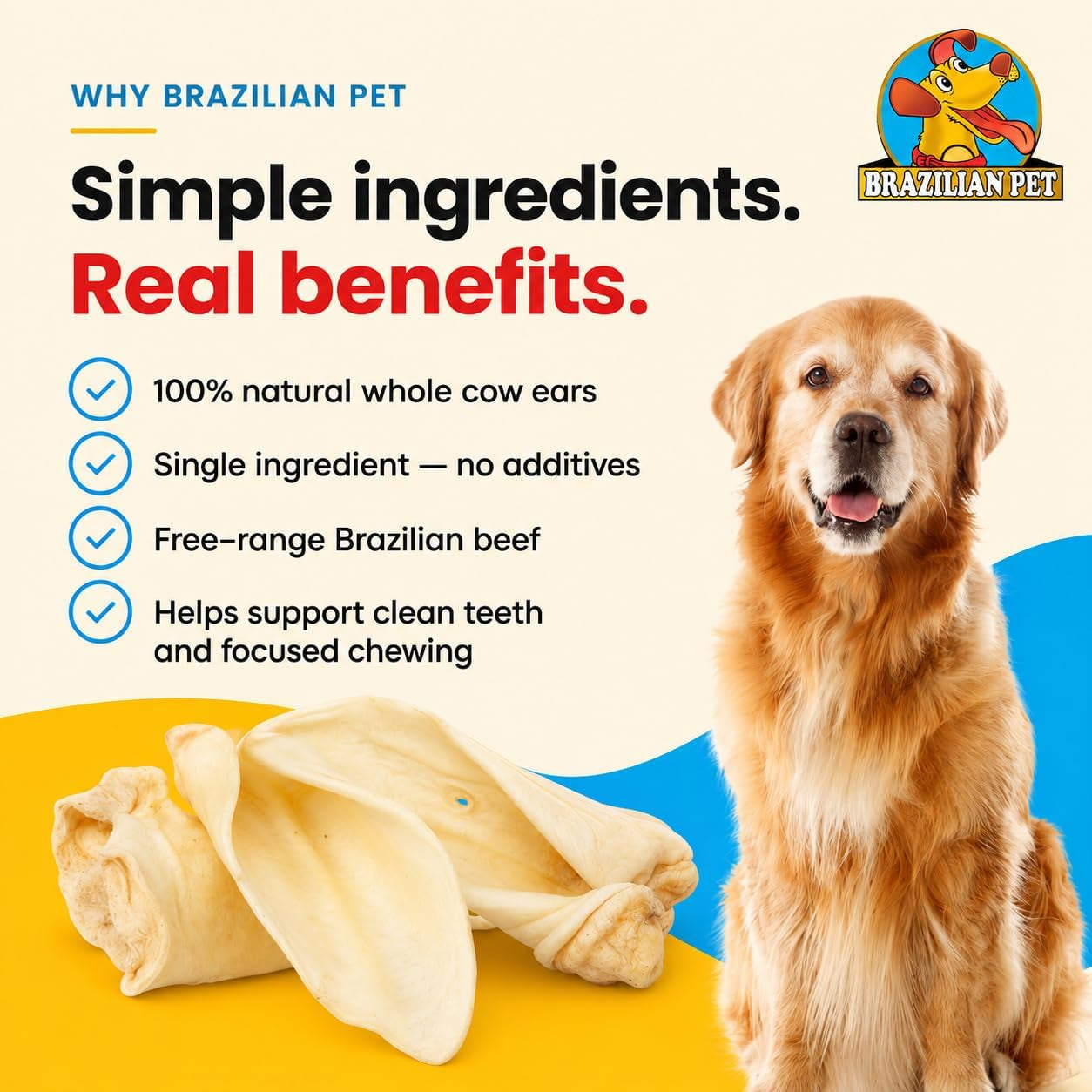 brazilian-pet-100-natural-real-cow-ears-50-pack-prime-dog-chews-over-5-inches-free-range-grass-fed-cattle-no-additives-chemicals-or-hormones