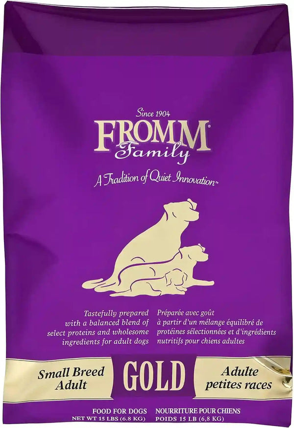 Fromm Small Breed Adult Gold Premium Dry Dog Food - Dry Adult Dog Food for Small Breeds - Chicken Recipe - 5 Lb12