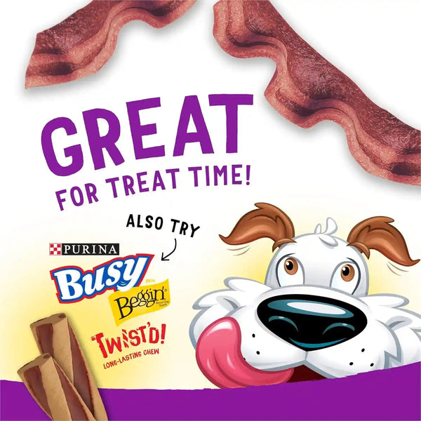 Purina Beggin' Strips with Real Meat Dog Treats with Bacon and Beef Flavors - (Pack of 2) 26 Oz. Pouches4