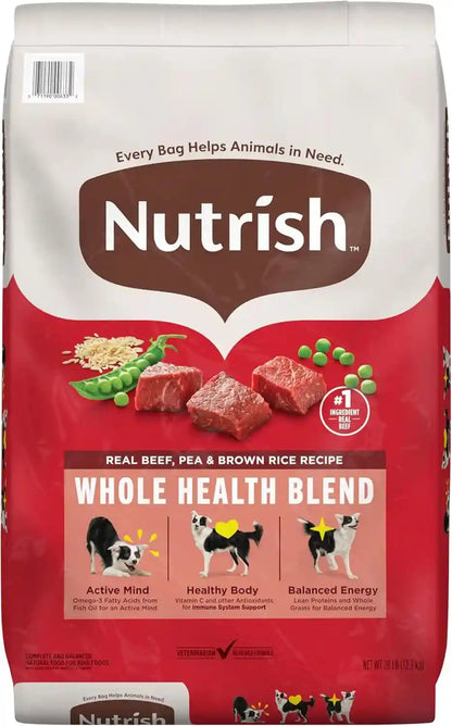 Nutrish Dry Dog Food, Beef, Pea & Brown Rice, 40 Lb. Bag (Rachael Ray)13