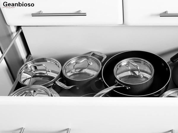 5 Ply Stainless Steel Cookware Set,8-Piece,Professional Kitchen Cooking, Heavy Chef Quality,Pfoa, PTFE & PFOS Free,Induction, Non-Toxic, Oven Safe,Best 18/8 Full Clad6