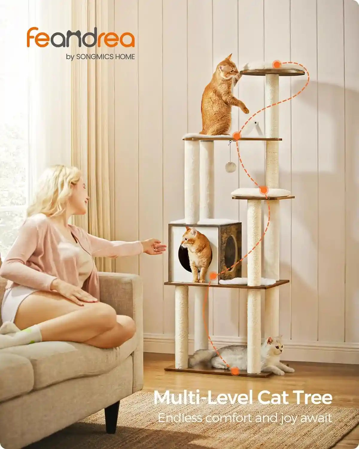 feandrea-cat-tree-64-6-inch-modern-cat-tower-multi-level-condo-with-5-scratching-posts-perch-washable-removable-cushions-cave-rustic-brown-upct166x01