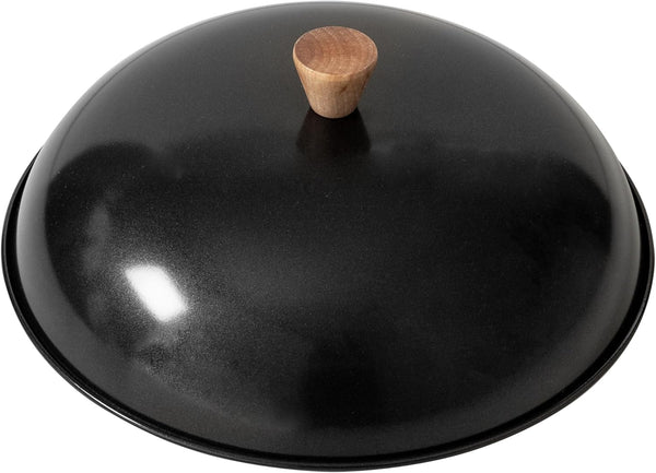 Joyce Chen 31-0066, 13.5-Inch Nonstick Steel Dome Lid for 14-Inch Wok Black1