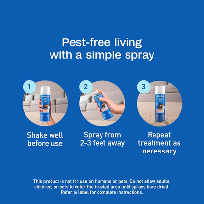 ADAMS plus Flea & Tick Carpet Spray, Flea Spray for Home, 16 Oz9