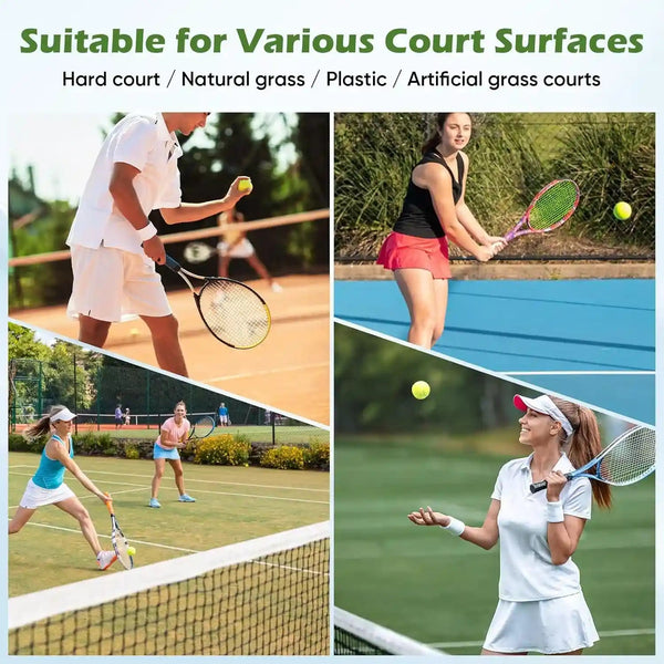 Treeroot 16/30/40/60/80 Pcs Tennis Balls, High Elasticity Tennis Balls Bulk, Comes with a Portable Mesh Bag, Tennis Ball for Dogs, Suitable for Beginner Training Ball, Durable & Bounce6